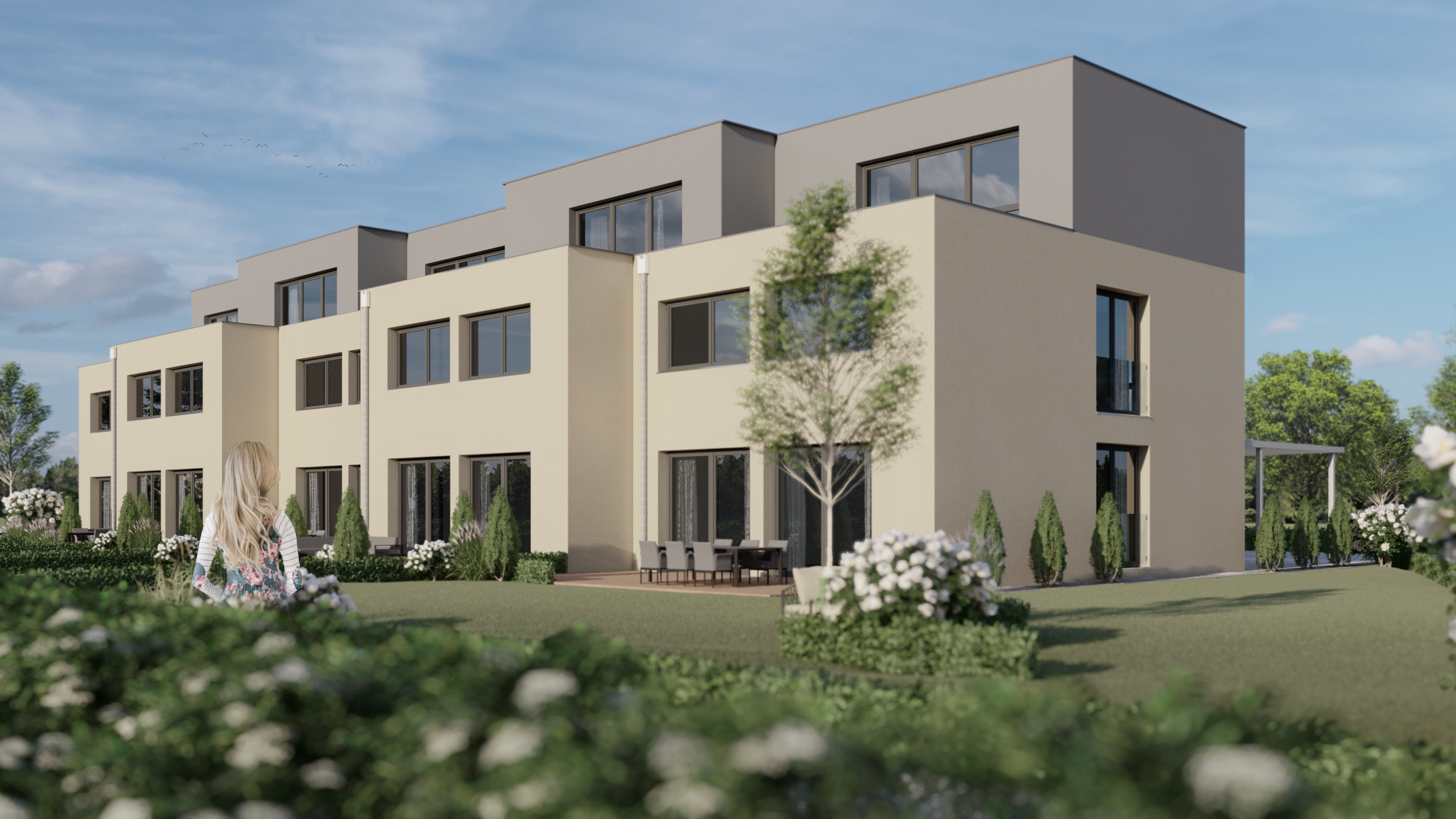 21.011 Reihenhäuser -_5 neu - Foto Immobilien Offenhausen